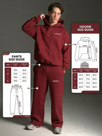 DREAMS WINE RED HOODIE